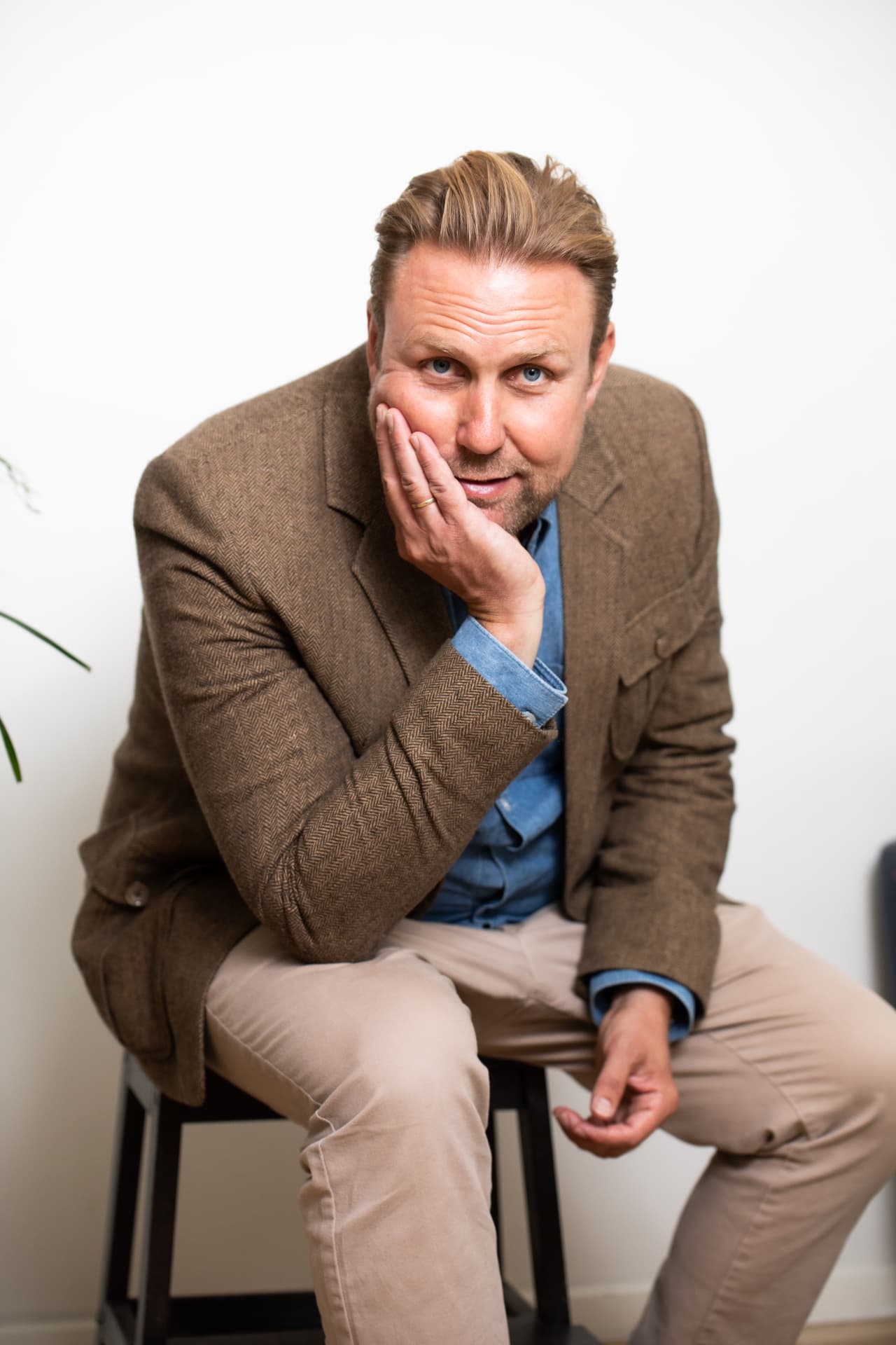 Portræt af forfatter Ole Ditlev Nielsen